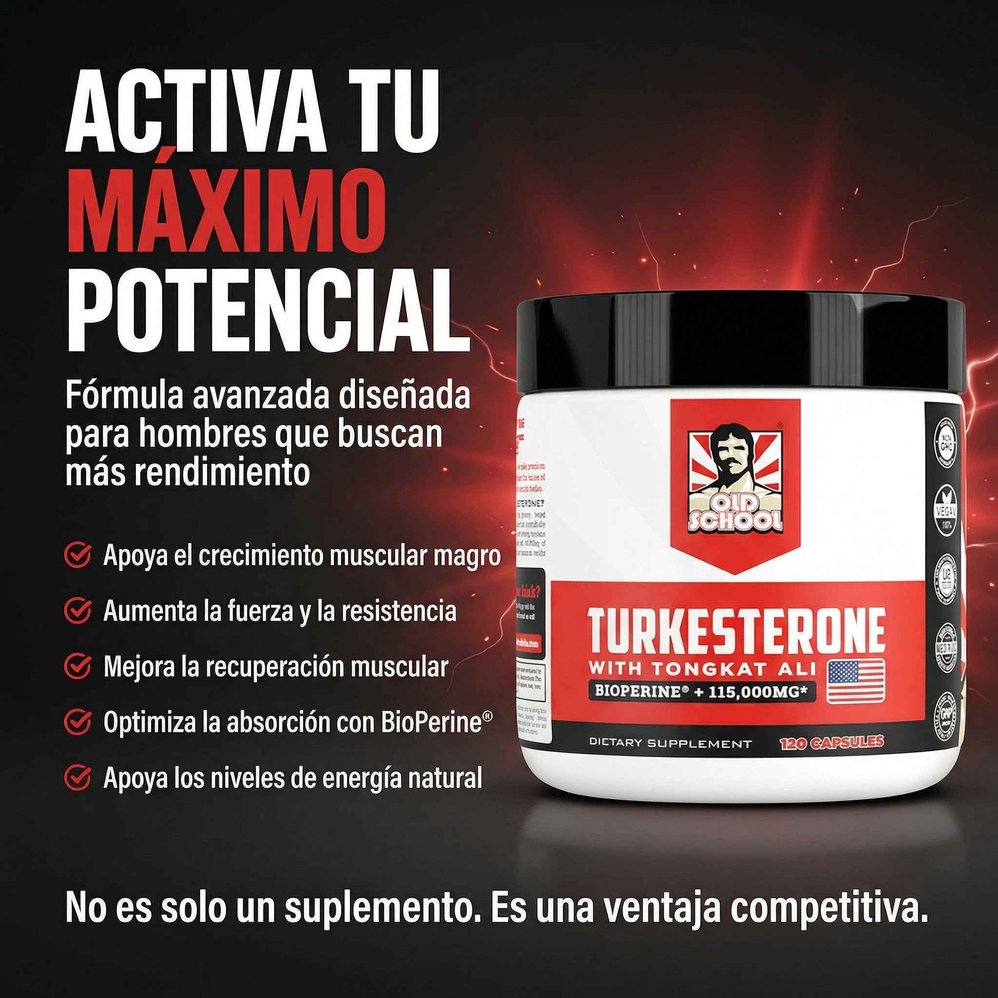 Turkesterone – Resultados reales. Fórmula estratégica. 💪